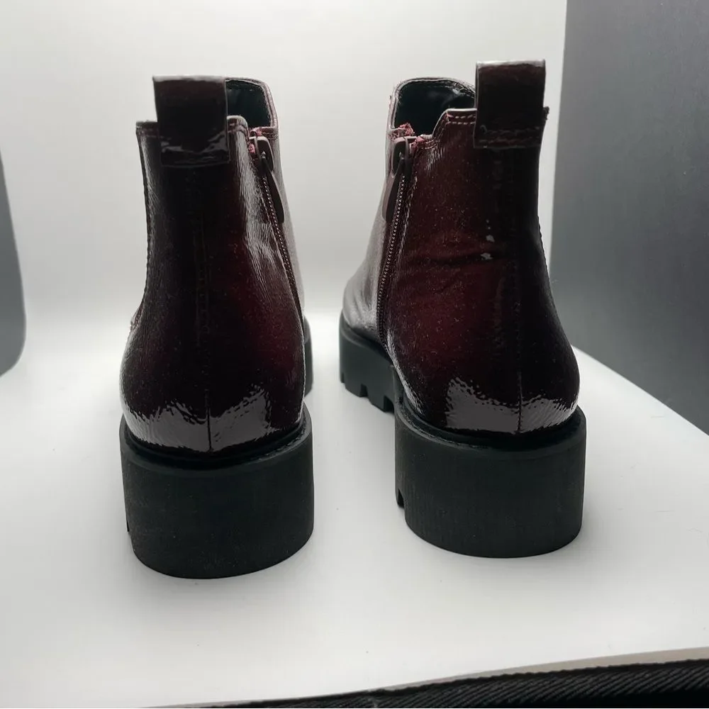 VGUC - Franco Sarto Women's Balinbooty Ankle Boot, Sz 11, Burgundy - Picture 3 of 9